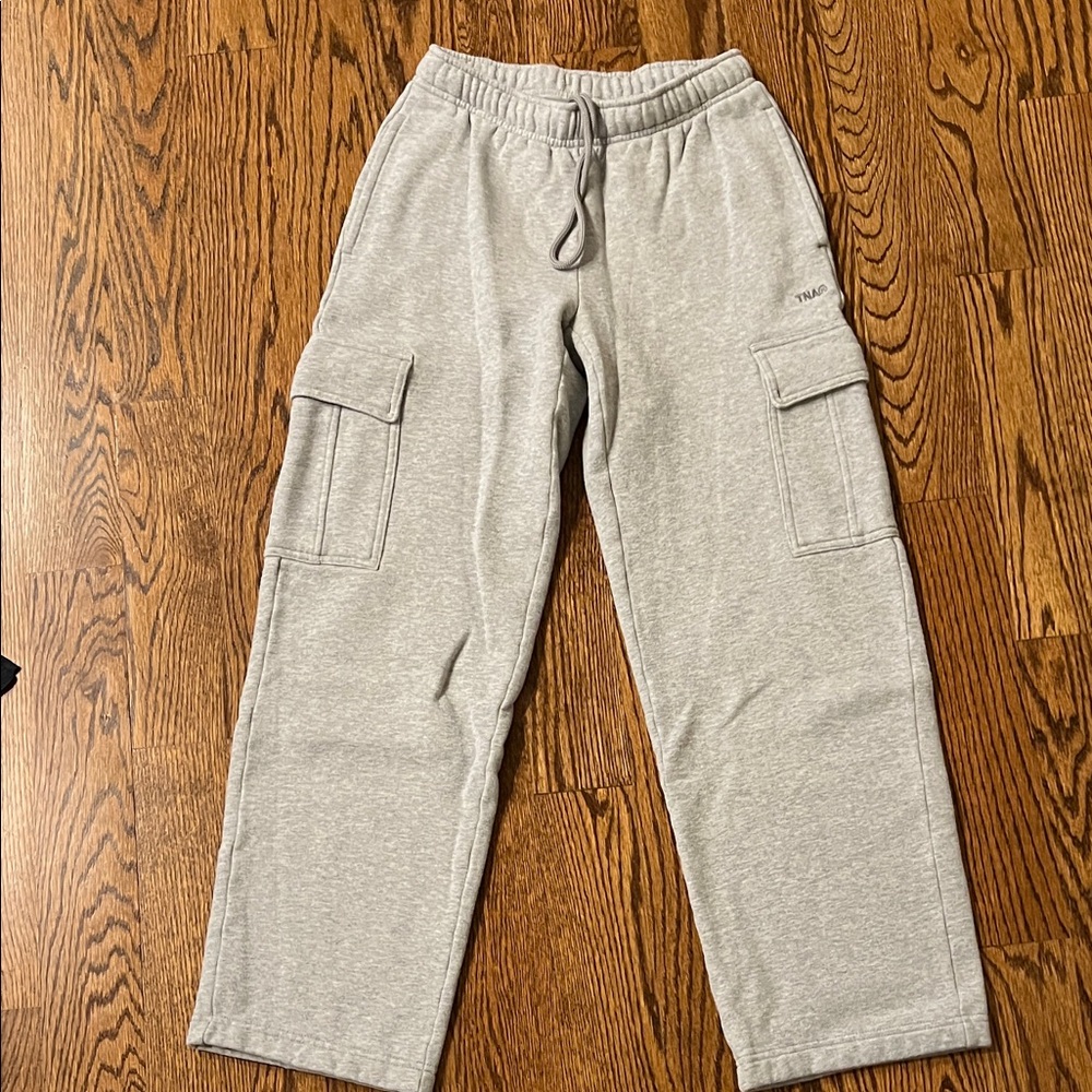 Aritzia TNA Gray Cargo Pants